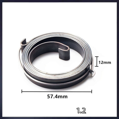 Ressort de lanceur pour tronçonneuse 5200 5800 52cc 58cc, pièces détachées 12mm (1/4)