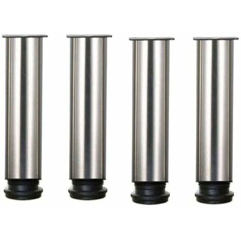 Lot de 4 pieds de meuble en acier inoxydable 304Réglables de 250 à 265 mmAccessoires pour tables et armoiresFixation robuste (1/4)
