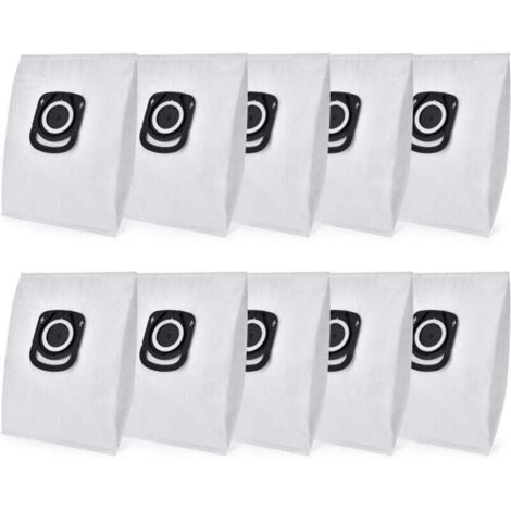 Lot de 10 sacs d'aspirateur pour Rowenta Hygiene + ZR200520 ZR2007205 couches de tissu non tisséExcellente filtration poussière et pollen RO39xx (1/4)