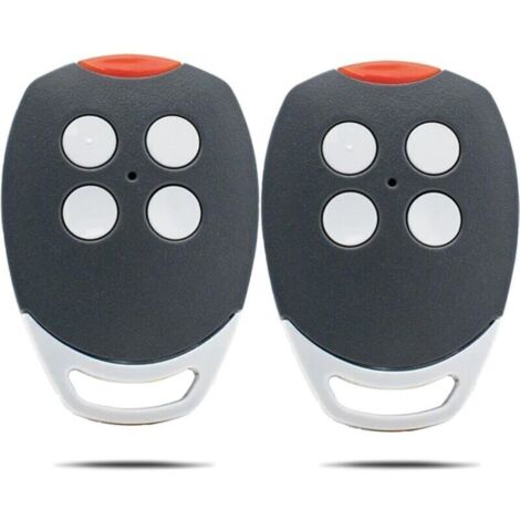 Lot de 2 télécommandes pour porte de garage Ditec GOL4C, ZEN2C, ZEN4C, pour porte de garage