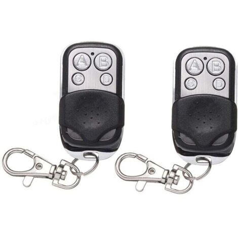 Télécommande Porte Garage 433.92MHz Double Pack Compatible Modèles 302 304 313 220 250 252 4 Boutons