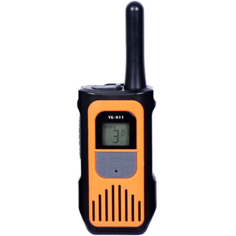 Talkie Walkie Rechargeable Enfants Adultes 2 Pièces, Talkie-Walkie Longue Portée avec 16 Canaux Radio à 2 Voies Écran LCD, Walkie Talkie USB avec pour Jeu d'Aventure, Randoneé, Vélo