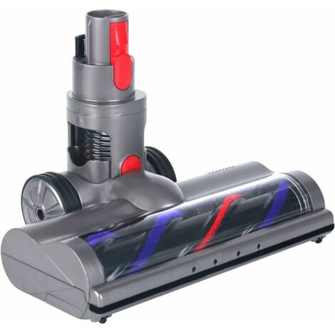 Brosse Compatible avec Dyson V7 V8 V10 V11 V15, Tête de Brosse Turbo à Entraînement Direct avec 4 Lumières LED pour Sols Durs et Parquets (1/5)