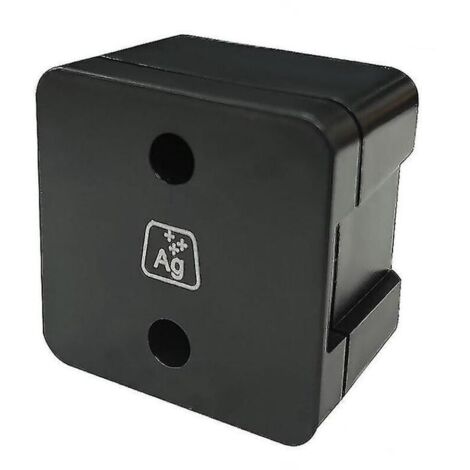 2 pièces pour + module de stérilisation accessoires aux ions d'argent pour Deebot X1 / T10 / Turbo / Omini, noir + blanc (1/3)