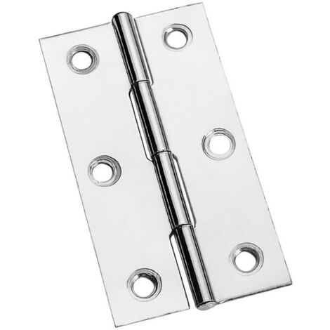 Charnières Robustes en Acier Inoxydable Poli pour Armoires, Portes et Meubles Charnières Métalliques à Fermeture Dissimulée, Usage Domestique & Professionnel