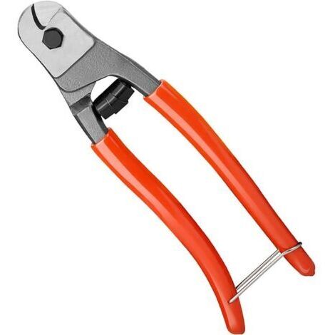 Pince Coupe-câble 200mm Acier au Chrome Vanadium Coupeur, Convient Pour Couper les Câbles en Cuivre, Câble en Fil D'acier, en Aluminium et les Câbles Electriques