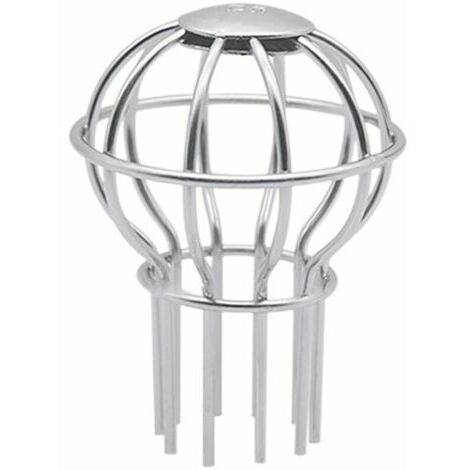 Filtres pour gouttière,1 Pcs（75mm）, Fuite GouttièRe Garde Filtre, La protection des ballons en fil de fer pour tuyau de gouttière arrête le blocage des feuilles de boue de mousse