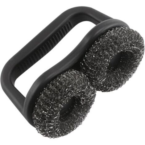 Brosse de Nettoyage pour Barbecue, Outil de Nettoyage de Four en Acier Inoxydable, Brosse Métallique pour Gril, Nettoyeur de Gril en Acier Inoxydable, Nettoyeur de Gril et Grattoir