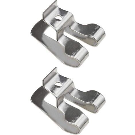 Lot de 2 crochets de ceinture pour perceuse électrique compatibles avec les tournevis DeWalt N268241 N169778 N086039 DCD980 DCD985 DCD780 Trou de 5 mm