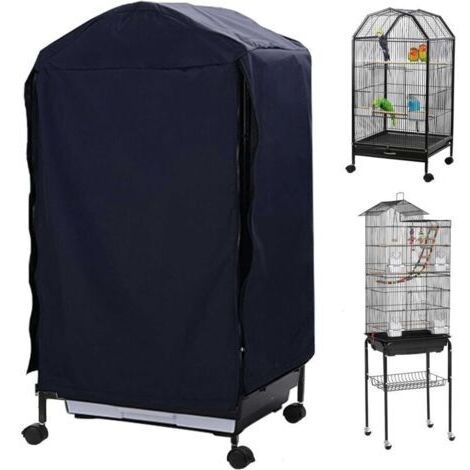 Filet Cage Oiseaux(Cage à Oiseaux Non Comprise) (47x36x90cm), Couverture Cage Oiseaux, Housse de Cage à Oiseaux Canaris, Couverture Cage Perroquet Multifonctionnelle RéSistante à la LumièRe