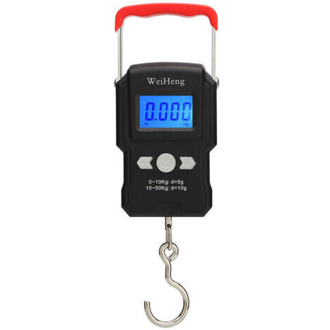 Balance A Crochet Suspendue, Double Precision, Retroeclairage De L'Ecran Lcd, 50Kg / 5G