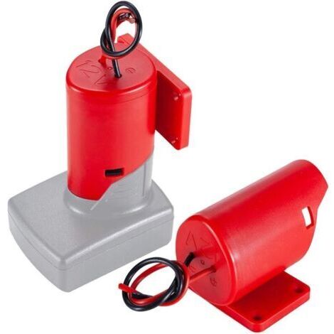 Adaptateur de batterie M12 compatible avec Milwaukee M12 12 V, support de batterie, adaptateur de connecteur d'alimentation