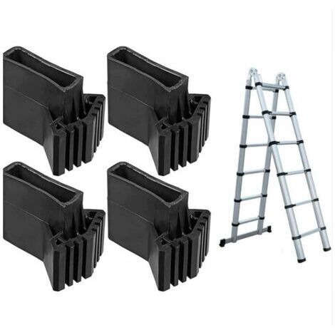4 Pcs,Pieds D' éChelle Remplacement,éChelle En Caoutchouc Pieds,Pieds De SéCurité De L'éChelle,Housse De Protection Pour éChelle,Accessoires D'éChelle,Pour éChelle TéLescopique,éChelle à Chevrons (1/5)
