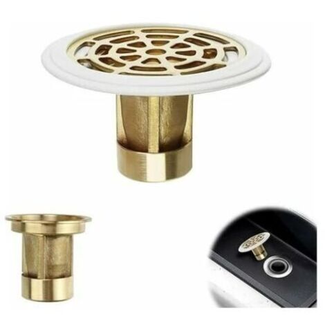 Bouchon Douche Anti Odeur en Cuivre pour Diamètre de Trou 27-55 mm - Dites adieu aux odeurs gênantes dans votre salle de bain grâce à ce siphon innovant (1/5)