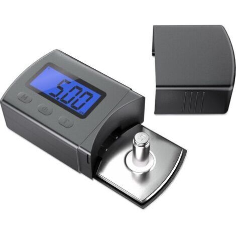 Jauge d'échelle de Force de Stylet de Mini Platine numérique Haute précision 0.01g / 5.00g rétroéclairage LCD Bleu pour Cartouche Phono de Bras de Lecture