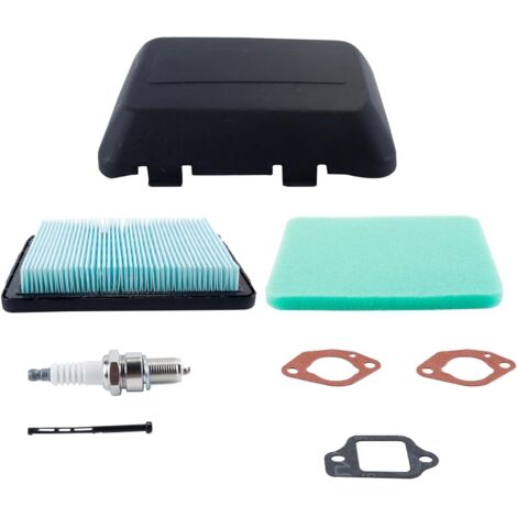 Kit de mise au point 5 en 1 pour tondeuses à gazon GV135/GCV160/GCV190 et moteurs GX100 – Comprend un filtre à air avec couvercle, un préfiltre, un allumeur et un filtre à carburant. (1/5)