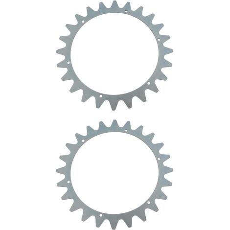 Crampons antidérapants pour tondeuse à gazon robotique, compatible avec Yardforce SA500 SA600 SE500, pointes de traction en acier pour robot de pelouse tout terrain Grip et (1/5)