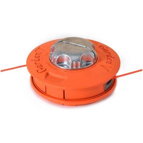 Tête de débroussailleuse en aluminium et nylon, bobine d'alimentation de rechange avec 2 lignes, pour débroussailleuses, tondeuses à gazon (1/5)
