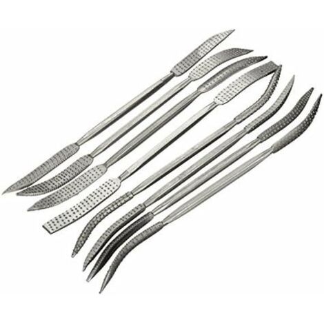 Artisanat De 190Mm De 8Pcs Riffler Double Terminé Râpe Bois Gros Fichier (1/5)