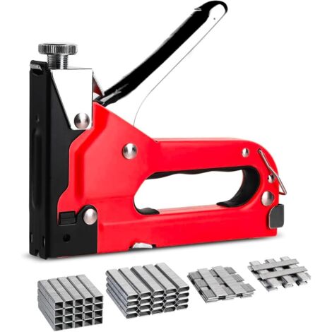Agrafeuse à bois puissante 3 en 1 Force de tir réglable pour le travail du bois et les amateurs de bricolage (1/5)