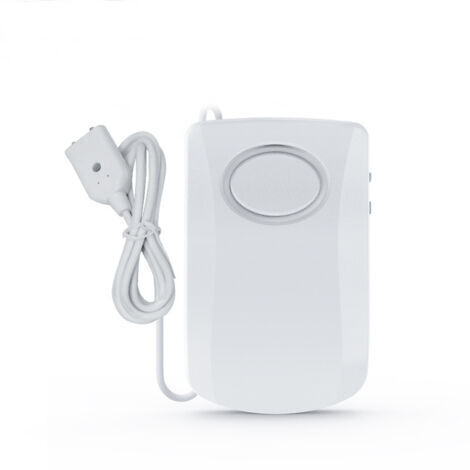 Water leak detector, 130dB intelligent flood detector, wireless water alarm sensor (1 piece, white) (1/3)