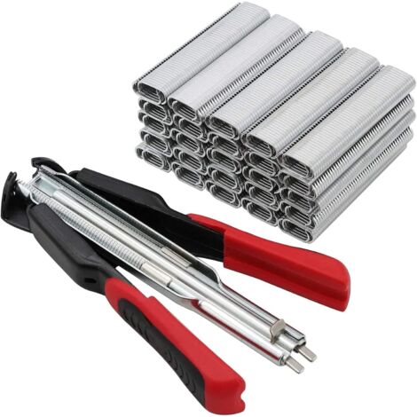 Lot de 1 Kit de clôture automatique avec 2500 clous de Pince métallique pour cage d'animal - Équipement d'installation pour voiture, canapé, clôture, cage pour animaux domestiques (1/5)