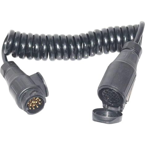 Rallonge de câble de raccordement 3 m 13 broches vers 13 broches pour remorque, bateau, remorque, caravane, porte-vélos, etc.(1pcs) (1/5)
