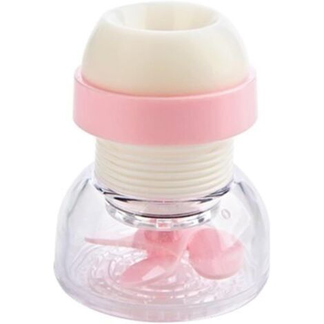 Robinet de cuisine télescopique, accessoire d'évier d'eau du robinet(Pink)-1pcs (1/3)