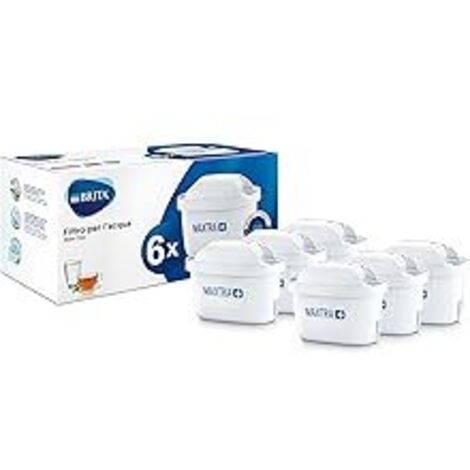 BRITA Maxtra+ Filtre à Eau Potable pour Carafe, 100 L 6 Filtri Blanc