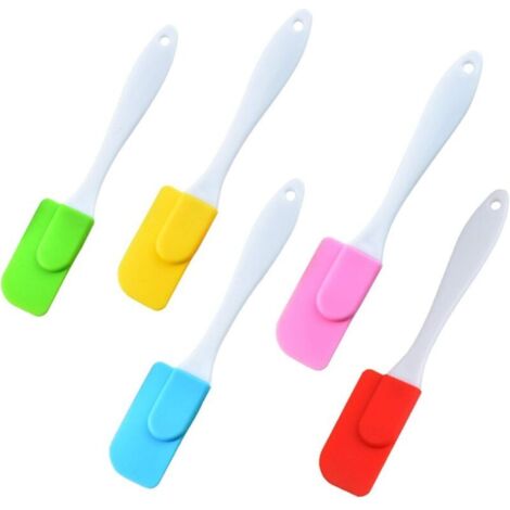 5pcs Spatule Silicone Spatule Pâtisserie Mini Maryse Cuisine résistantes à la Chaleur, Spatules de Cuisine a mélange ,a frotter et a enduire (1/5)