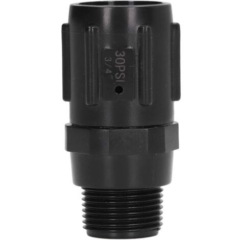 Régulateur de pression 30 PSI G3/4, régulateur de pression d'irrigation goutte à goutte, réducteur de pression à faible débit, adaptateur de tuyauterie d'irrigation goutte à goutte pour fermes (1/4)
