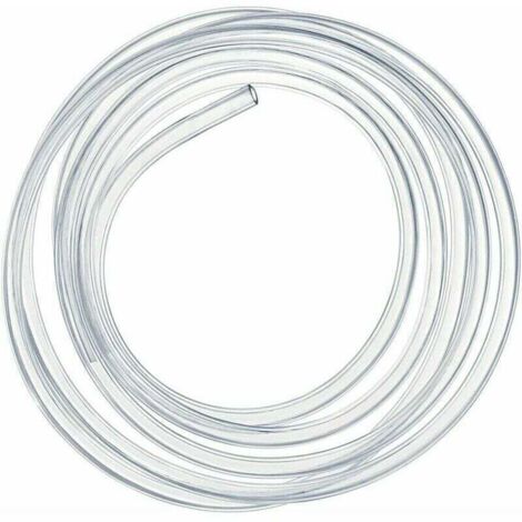 Tuyau en PVC souple transparent de 2 mètres, flexible de pression de 16 × 20 mm.