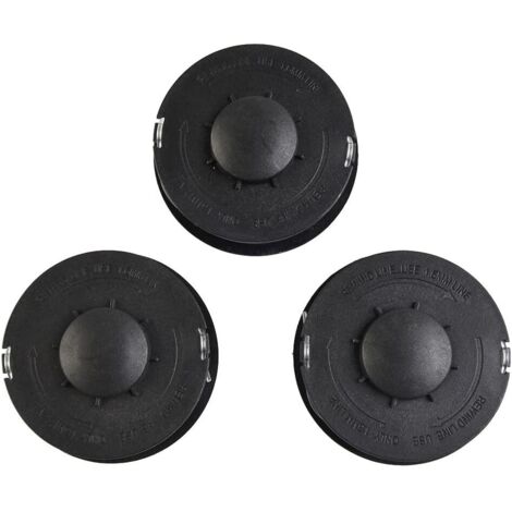 QOXEZY Lot de 3 têtes de bobine pour débroussailleuse pour Einhell GC-ET 4530 RTV 400, RTV 550, RTV 550/1 (1/5)