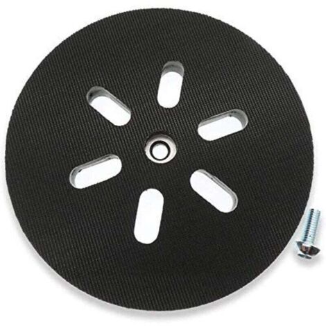 Plateau de ponçage de 150 mm - Pour ponceuse excentrique Bosch GEX 150 AC, PEX 15 AE, GEX 150 Turbo - 150 mm avec vis (1/4)