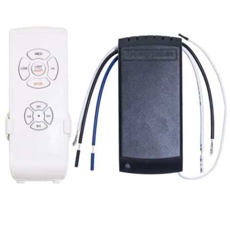 Lampe de ventilateur de plafond sans fil intelligent récepteur télécommande ventilateur de plafond télécommande sans batterie (1/4)