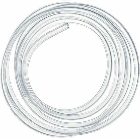 Tuyau en PVC souple transparent de 2 mètres, flexible de pression de 16 × 20 mm.