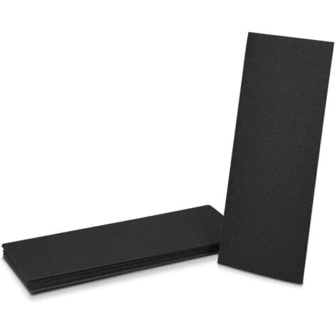 Papier de verre sec ou à l'eau - 10x papier abrasif grain 3000 - Feuille abrasive pour poncer bois métal voiture meuble - 9 X 3,6 Pouces (1/4)