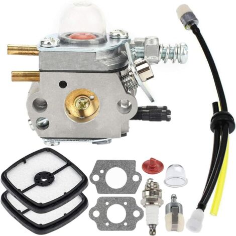 Kit carburateur C1U-K51 Approprié pour Echo HC HCR Series HC-1500 HC-1600 HC-1800 HC-2000 HC-2400 HC-2410 12520005962 Pièces de moteur de taille-haie Remplacement pour Zama C1U‑K51