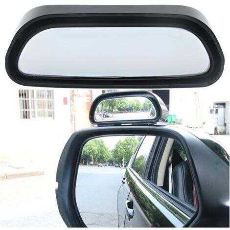 Lot de 2 Miroir D'angle Mort, Miroir D'angle Mort Pour Rétroviseur, Miroir D'angle Mort Voiture Grand Angle, Rétroviseur Auxiliaire De Voiture, Mirror Universel Angle Morts, Pour Tous Les Voitur (1/5)