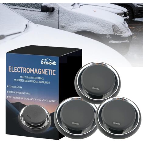 Lot de 3 dégivreurs électromagnétiques pour voiture - Dégivreur électromagnétique - Dégivreur de voiture - Dégivrage électromagnétique - Dégivreur de voiture portable - Protection contre le gel (1/5)