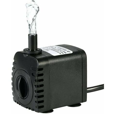 Pompe à eau submersible 600L/H 8W – Débit réglable – Faible bruit – Pour aquariums et systèmes hydroponiques - EAU 600 L (1/5)
