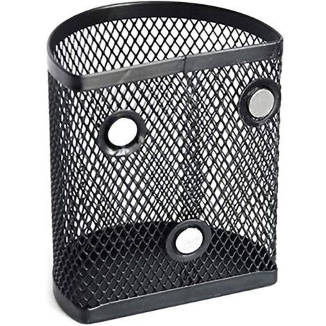 Porte Crayon Magnétique Frigo Porte Stylo Magnétique Panier De Rangement en Maille Pot à Crayon Aimanté pour Bureau Enfant Tableau Blanc(Crayons Non Inclus) (1/5)