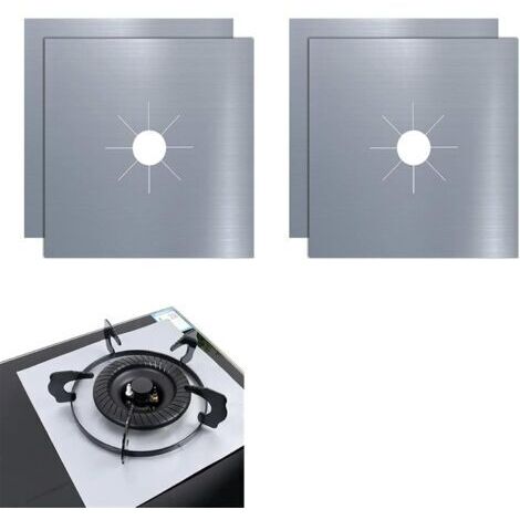 Protection Plaque Cuisson Gaz, Tapis de Cuisinière à Gaz, Protection Cuisinière à Brûleurs Gaz, Protection de Cuisinière à Gaz, 0,2 mm Housse de Protection pour Plaques de Cuisson, Cuisinière à (1/5)