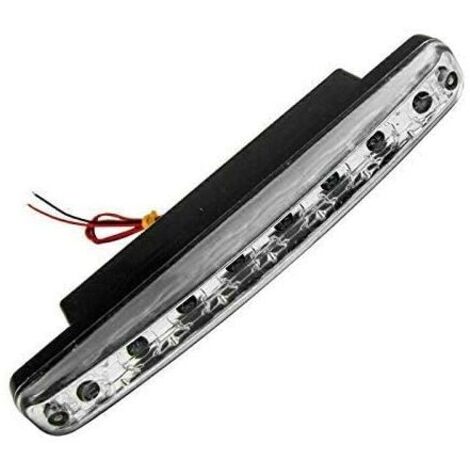 phares de jour à LED blanches ultra-lumineuses (8 LED) pour voitures (1/5)