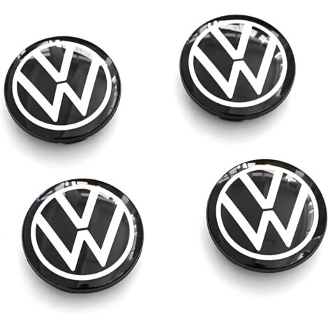 Volkswagen Enjoliveurs de Moyeu Dynamiques, Logo VW, pour Jantes en Alliage Léger,66mm