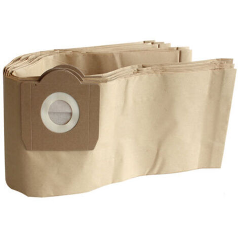 Sac Aspirateur , Lot de 5 Sacs droits Aspirateur pour Karcher WD3, WD 3 Premium, WD3200, WD3500P, A2204, A2204, A2534, SE4001, KAR69591300 (1/5)