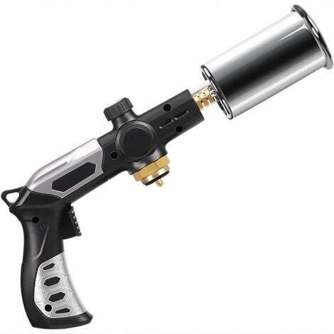 Chalumeau puissant pour gril Chalumeau au propane, lance-flammes réglable Chalumeau pour barbecue, camping, allume-charbon et démarreur de feu (1/5)