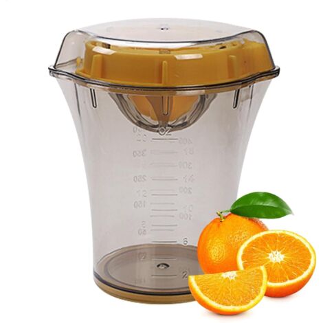 Presse-agrumes manuel – Presse-agrumes portable avec échelle, presse-agrumes, accessoires de cuisine pour adultes (1/5)