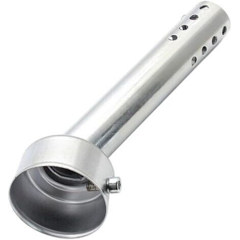 Silencieux d'échappement de moto universel 48mm réglable – Noyau de tuning pour son profond – Bouche ronde pour performance optimisée (1/5)
