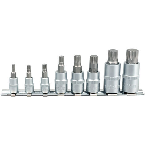 Rallonge ensemble de 8 pièces manchon de lot de pression impérial mâle manchon 4 - 16mm manchon spécial pour clé - 1pcs (1/4)
